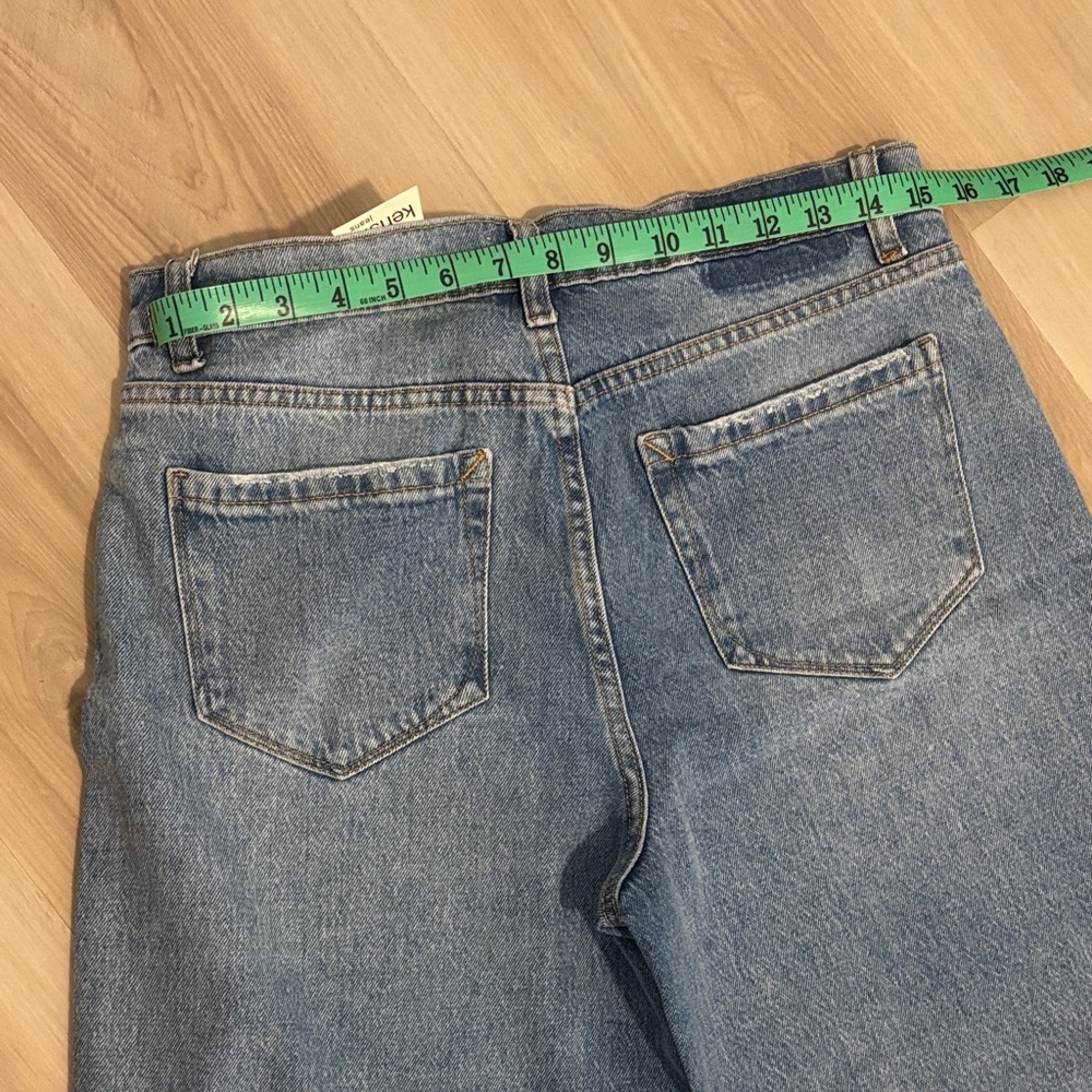 Kensie cropped barrel jeans Sz 8/29 NWT - Picture 8 of 10